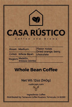 Load image into Gallery viewer, Casa Rústico — Colombia label