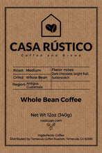 Load image into Gallery viewer, Casa Rústico — Guatemala label
