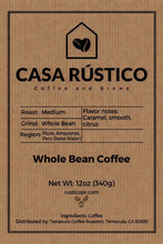 Load image into Gallery viewer, Casa Rústico — Peru Decaf label
