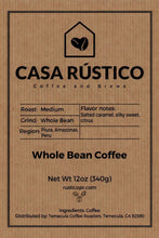 Load image into Gallery viewer, Casa Rústico — Peru label
