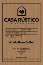 Load image into Gallery viewer, Casa Rústico — Sumatra label
